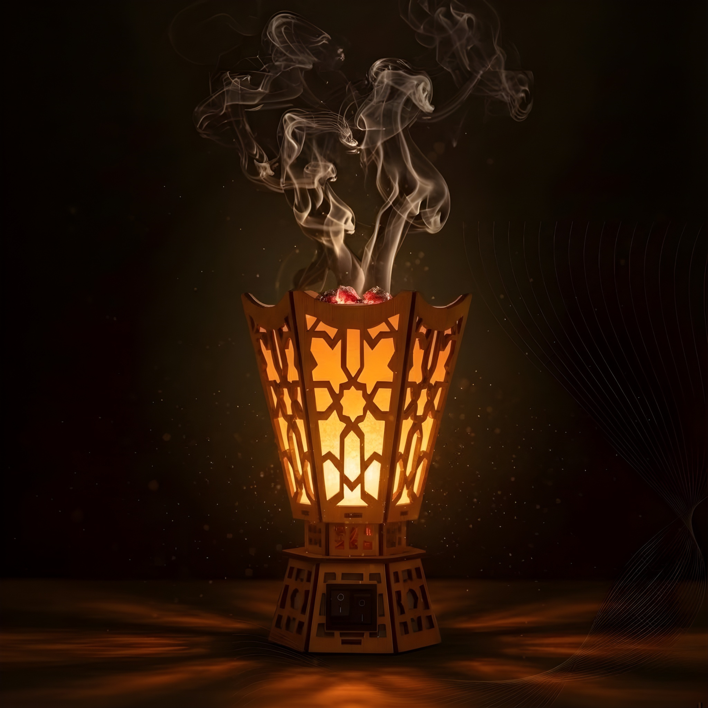 Premium Electric Wooden Bakhoor Burner