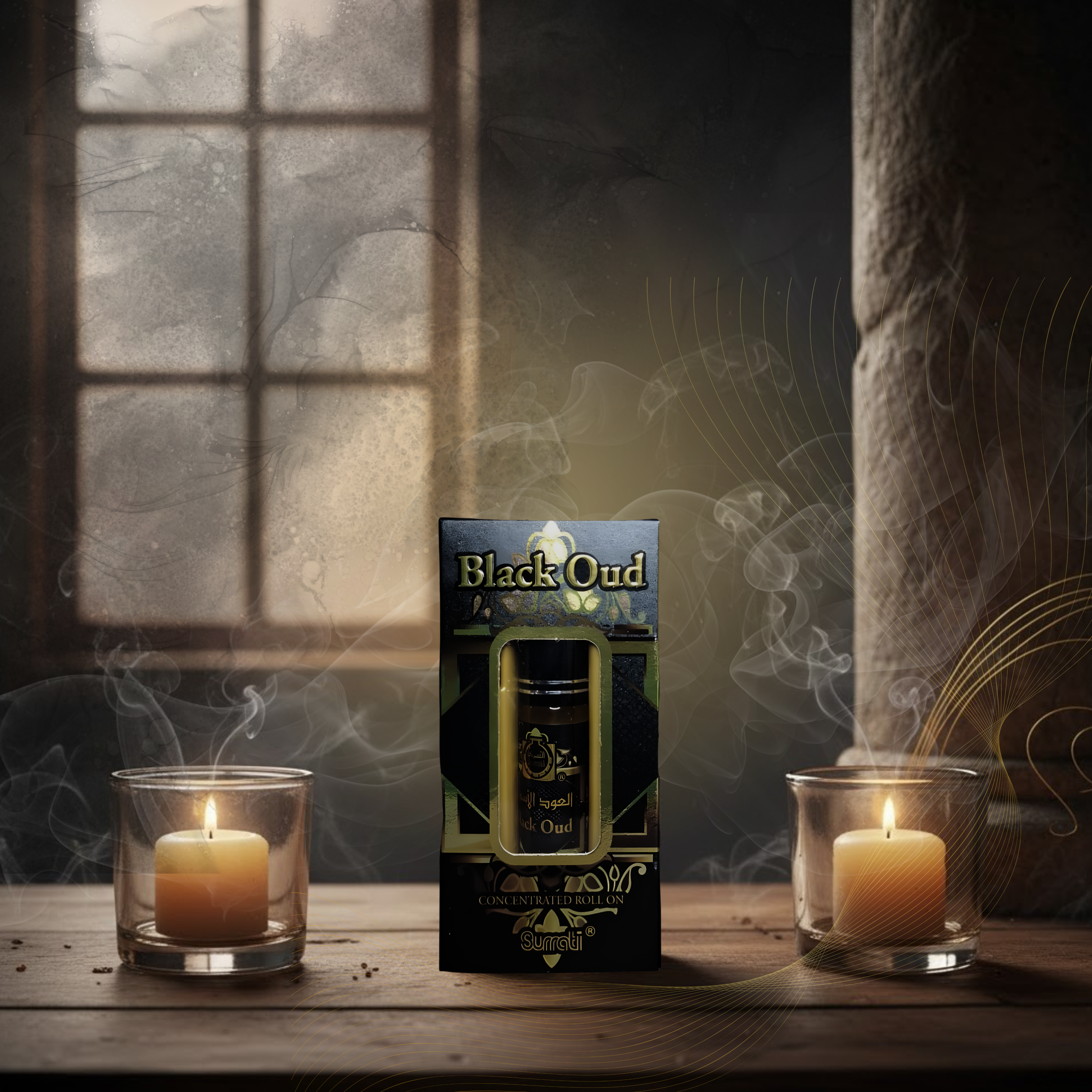 Black Oud by Surrati - luxury arabic roll on