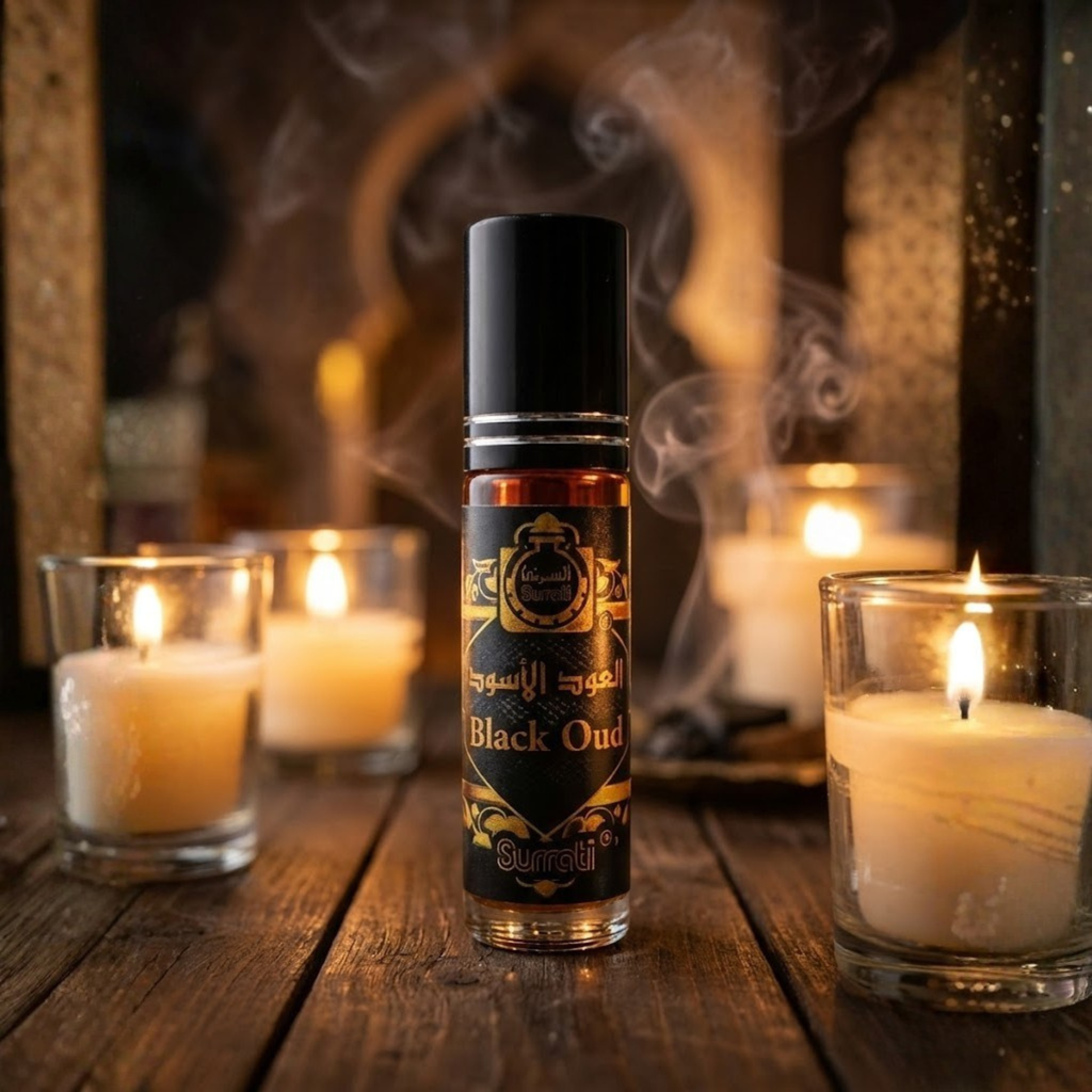 Black Oud by Surrati - luxury arabic roll on